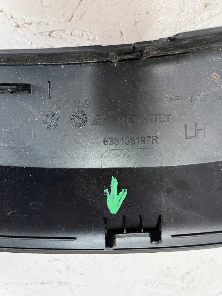 фото №12, Dacia duster iii накладка крыла левый перед 638138197r