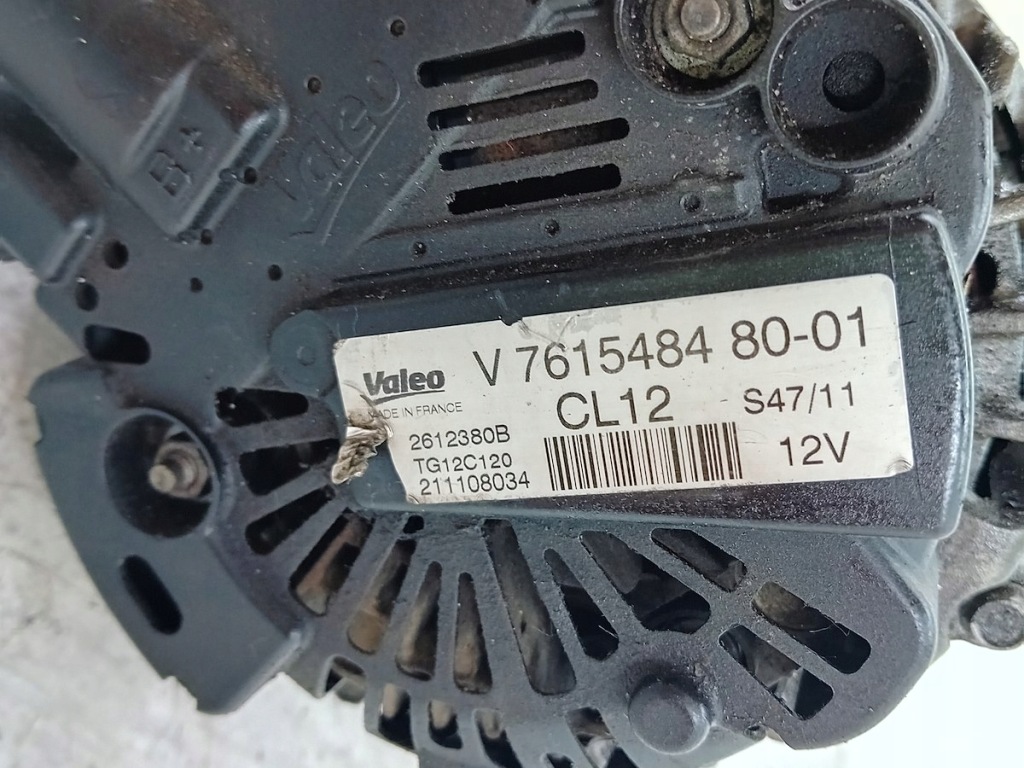 Генератор peugeot 207 sw 761548480-01 tg12c120 1.4 vti с Разборки