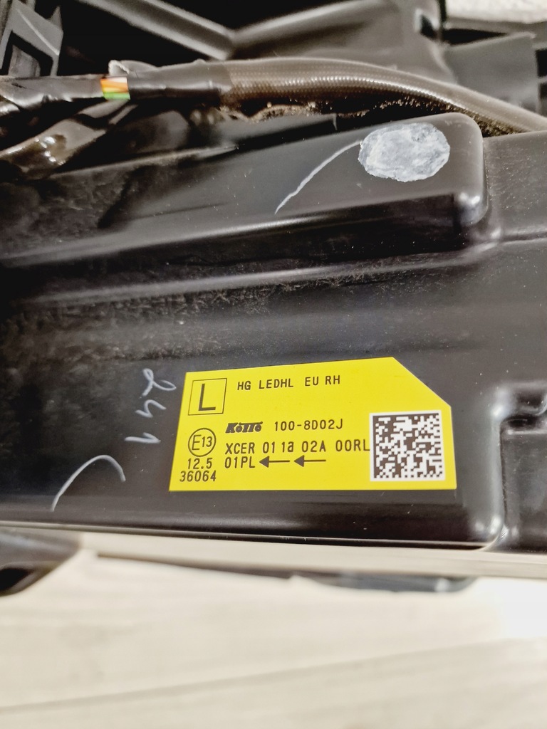 фото №13, Nissan qashqai iii j12 лампа правая перед адаптивный