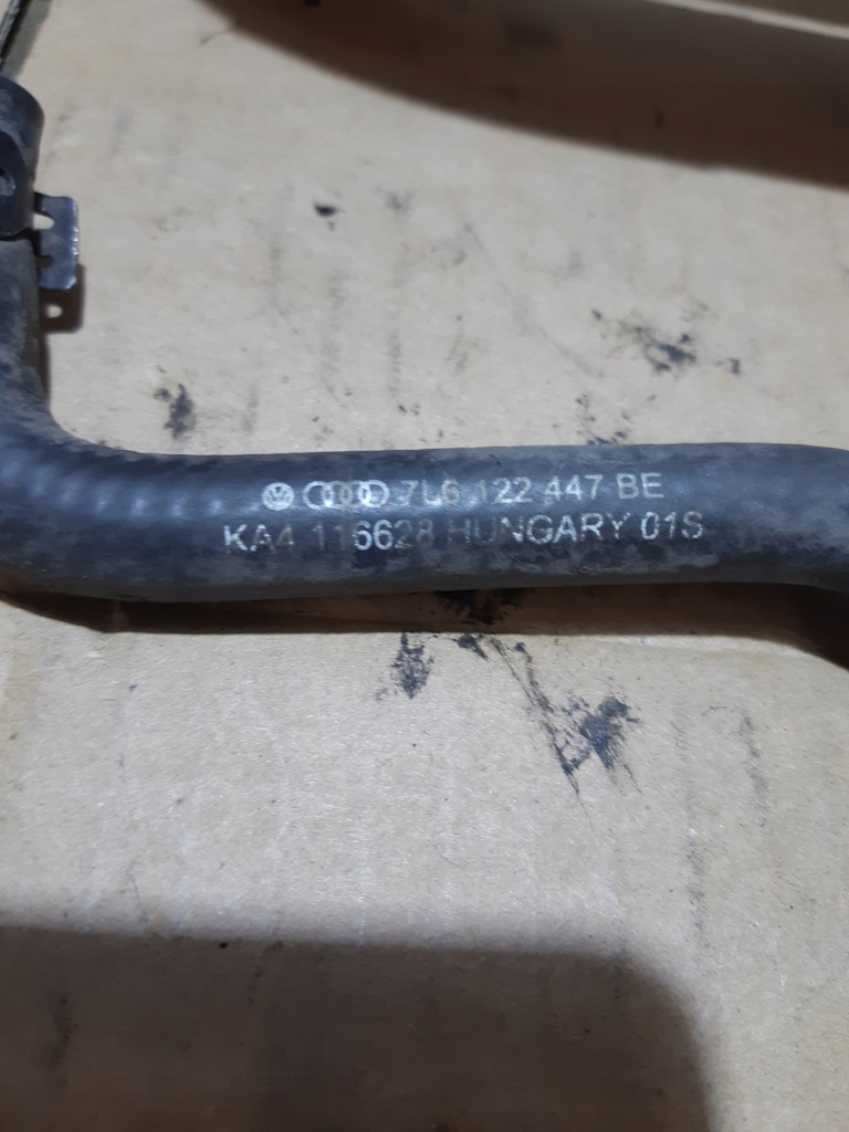 фото №10, Audi q7 4l wąż трубка шланг wody 7l6122447be 7l0122101h