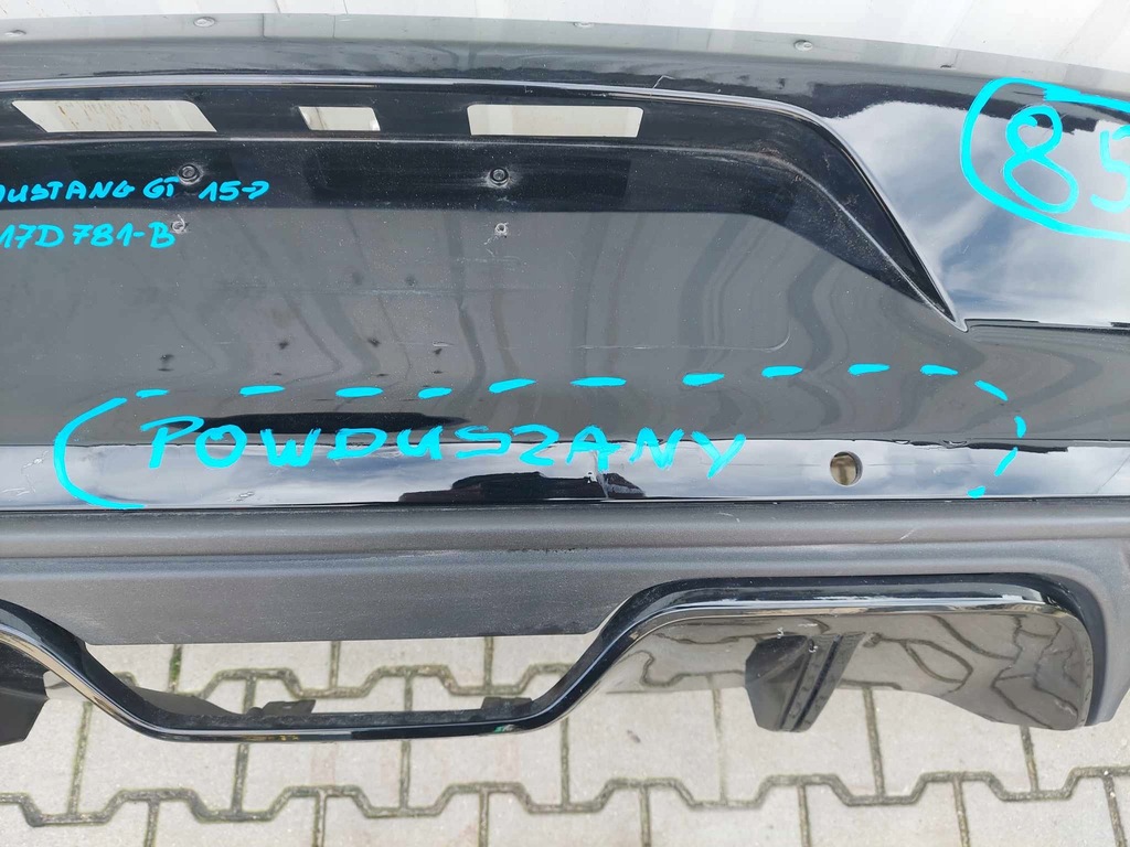 фото №6, Ford mustang gt 15-18 бампер задняя задний