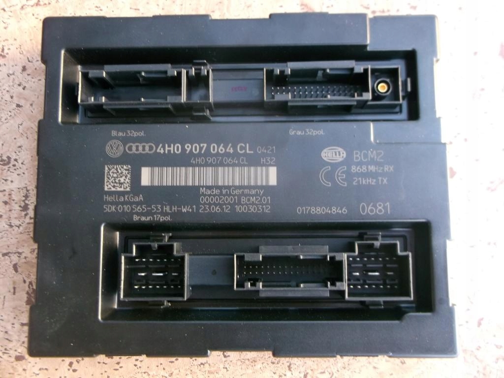 фото №1, Vw touareg 7p модуль комфорта 4h0907064cl