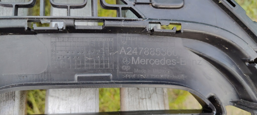 фото №14, Спойлер накладка бампера передний mercedes glb w247 x247 a2478853608 org