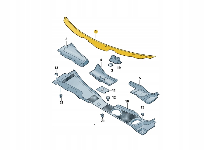 фото №1, Оригінальні жабо 8r1819403 audi q5 od aso