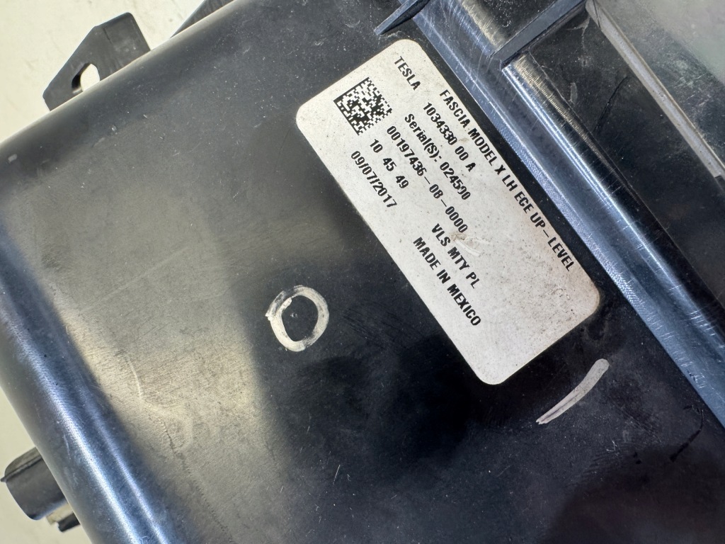 Tesla model x протитуманна фара led drl лівий перед 103433000 Доставка