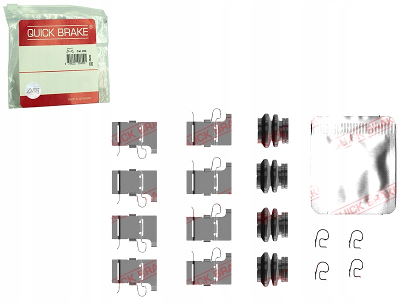 фото №1, Набір монтажний гальмівних колодок задня toyota c-hr rav 4 v vw t-roc 1.0-2.5h