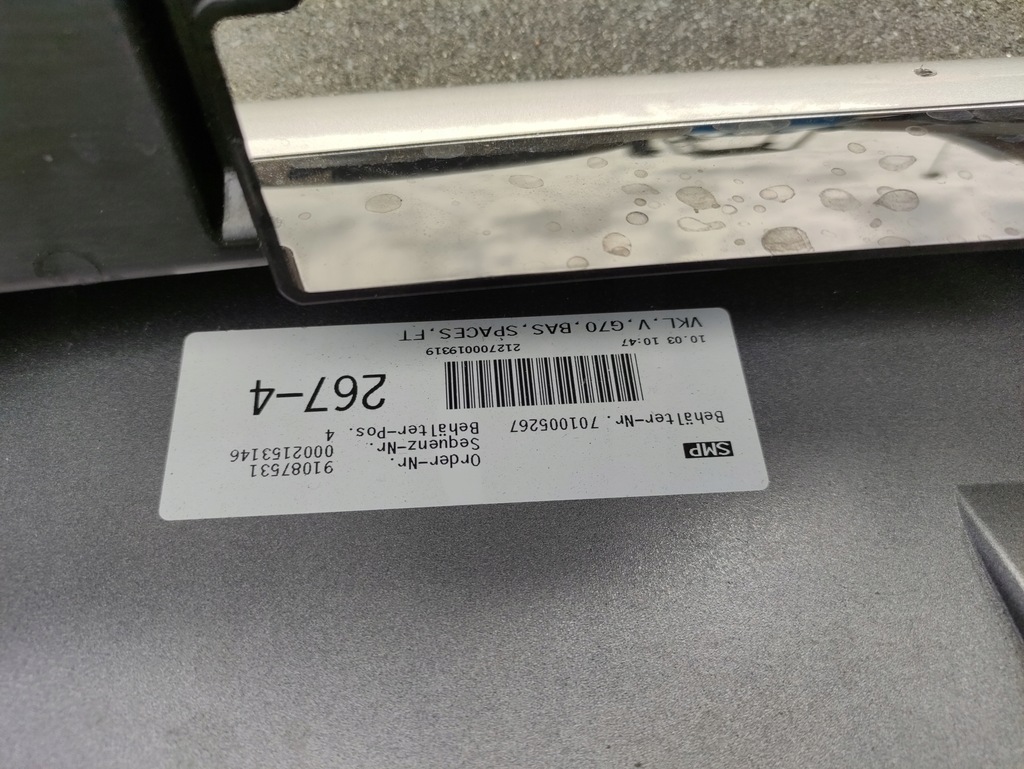 фото №11, Бампер передний bmw 7 g70 цвет c67 pdc радар