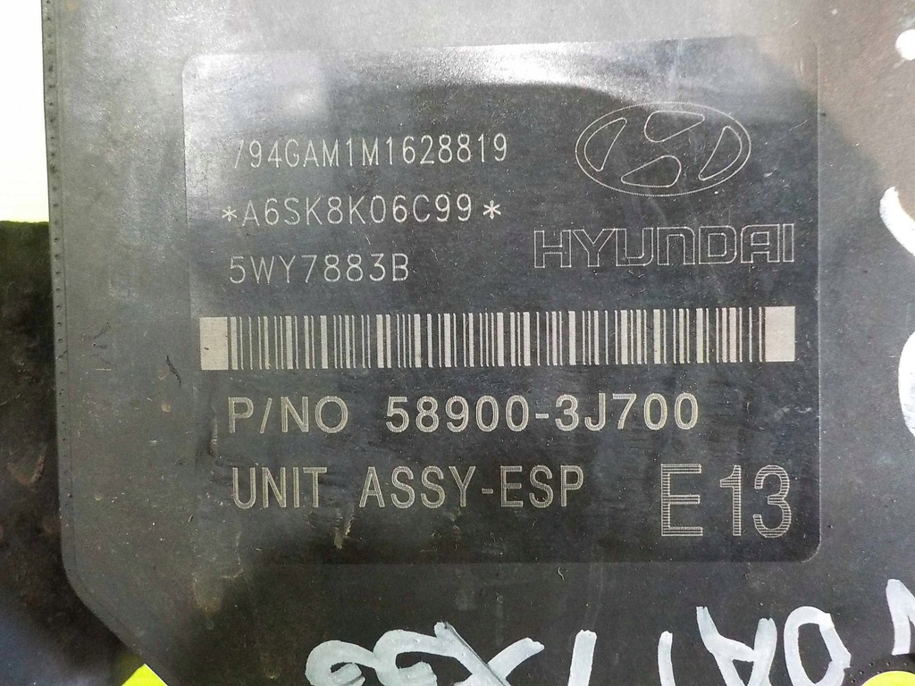 фото №5, Ix55 3.0 crdi 08-12 europa насос abs 58900-3j700