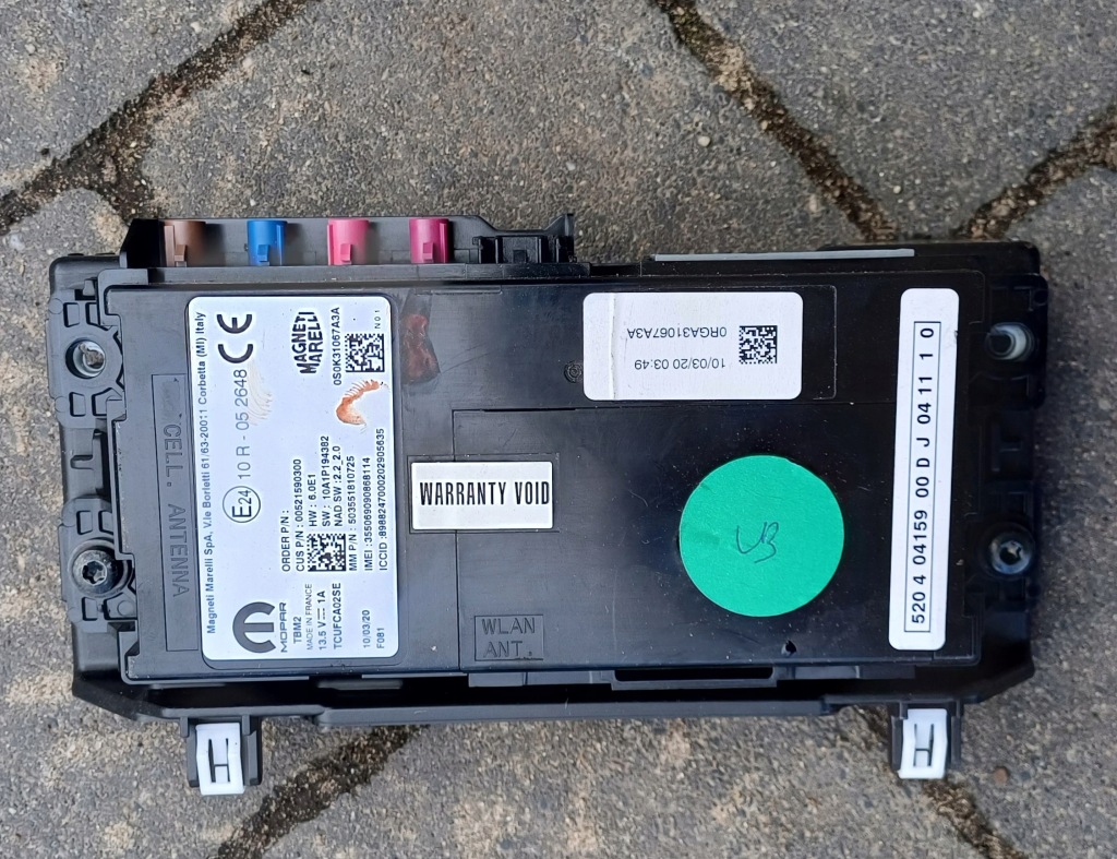 фото №1, Усилитель навигации jeep renegade lift 2020r. 00521590300