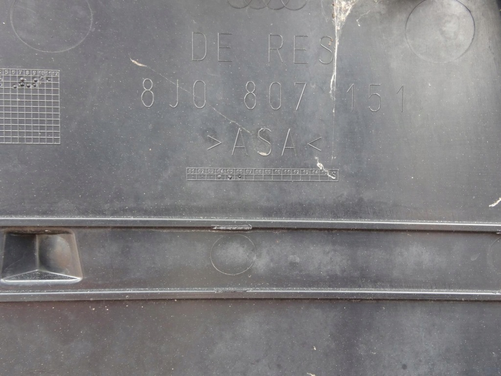 Audi tt 8j 06-14 бампер перед передний kompletny решётка радиатора решётка противотуманные фары lx7z Оригинал