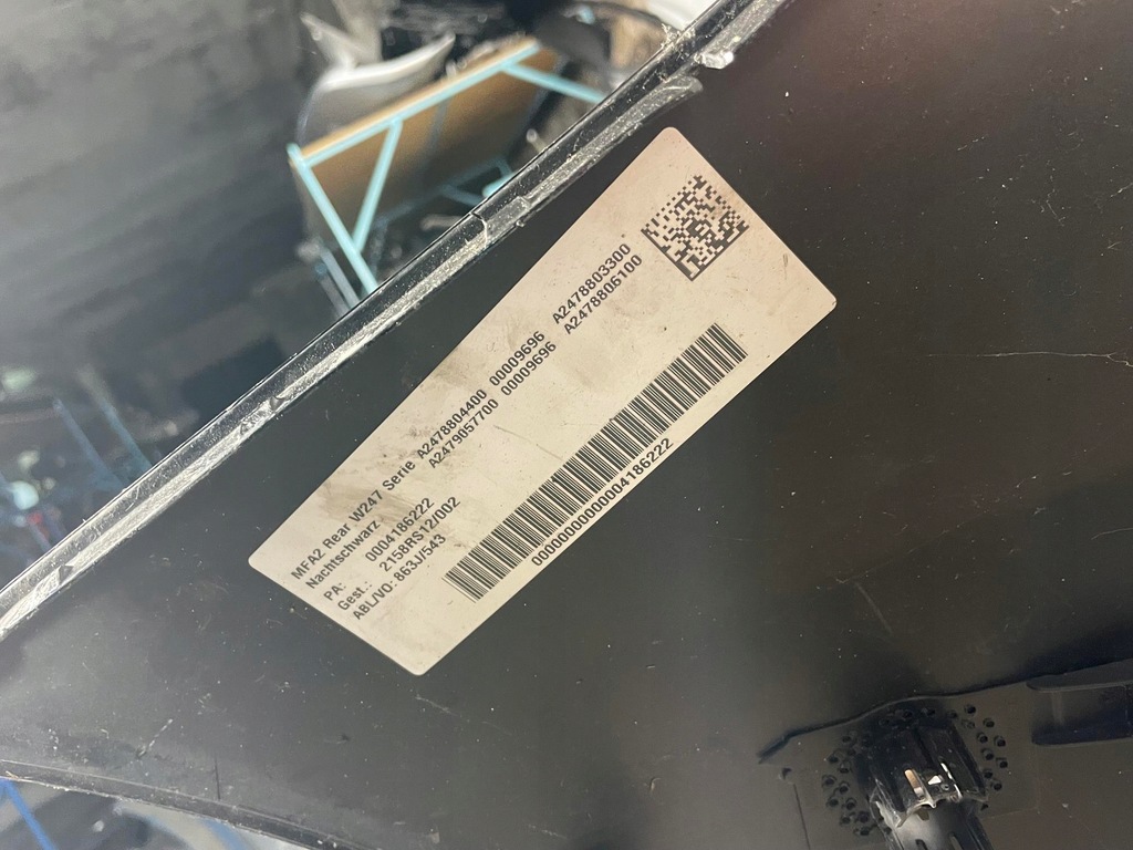 фото №7, Бампер задняя задний mercedes b w247 2018- полный