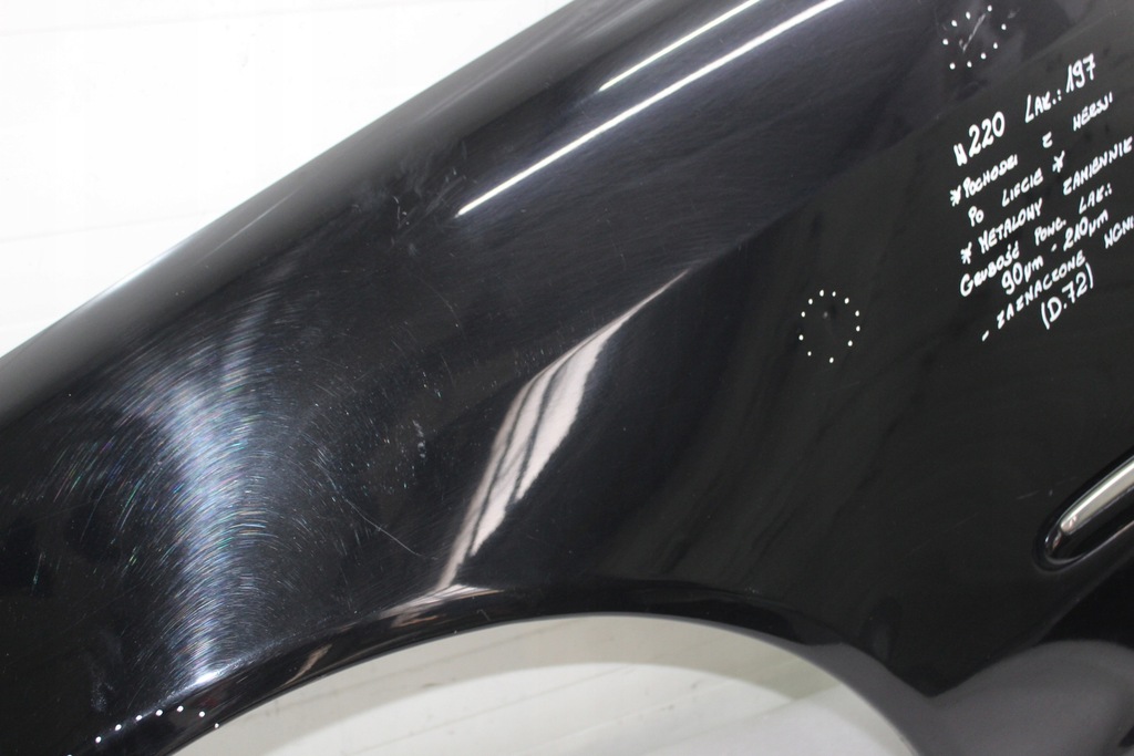 фото №10, Mercedes s klasa w220 крила лівий перед металевий замінник lift 197