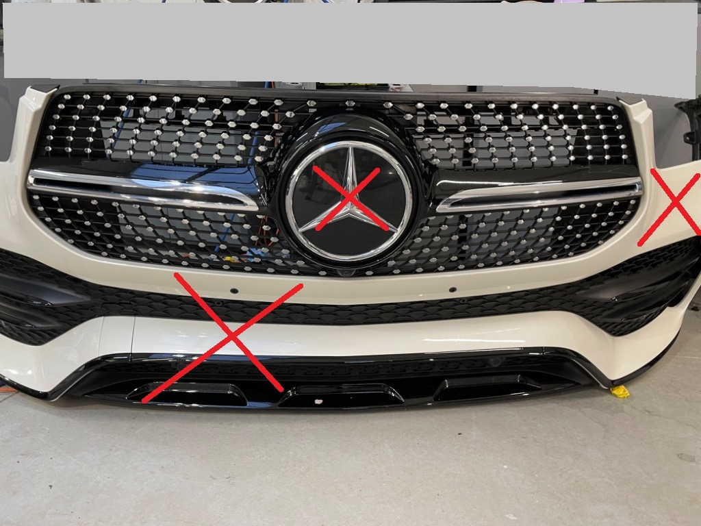 фото №1, Решётка радиатора решётка радиатора mercedes w167 gle amg 2021