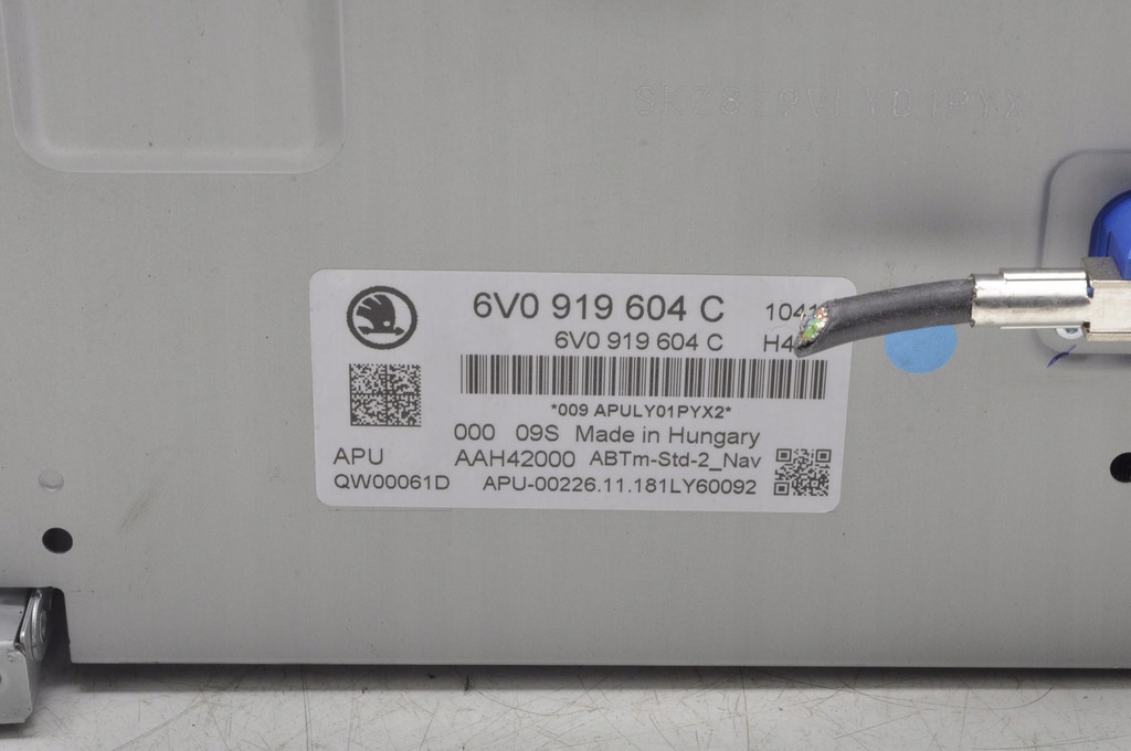 фото №6, Fabia iii дисплей экран навигации 6v0919604c