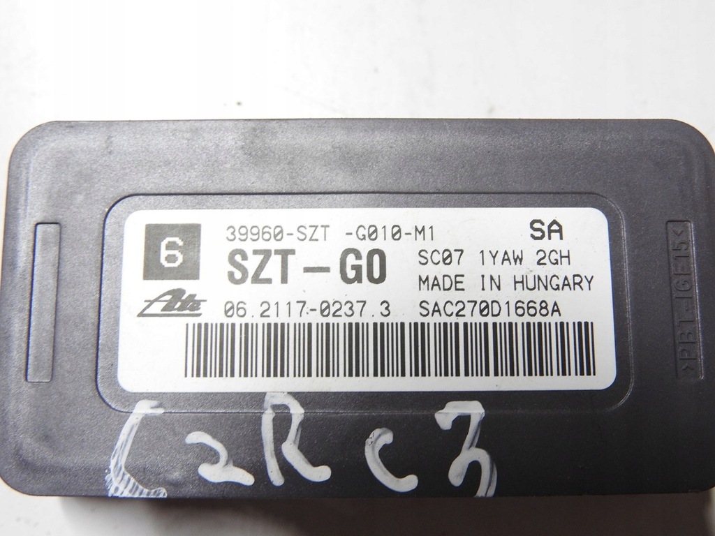 фото №5, Honda cr-z 10-16 модуль датчик датчик esp 39960-szt-g010-m1