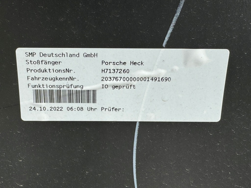 фото №10, Porsche taycan 9j1 бампера задняя задний карбон карбон