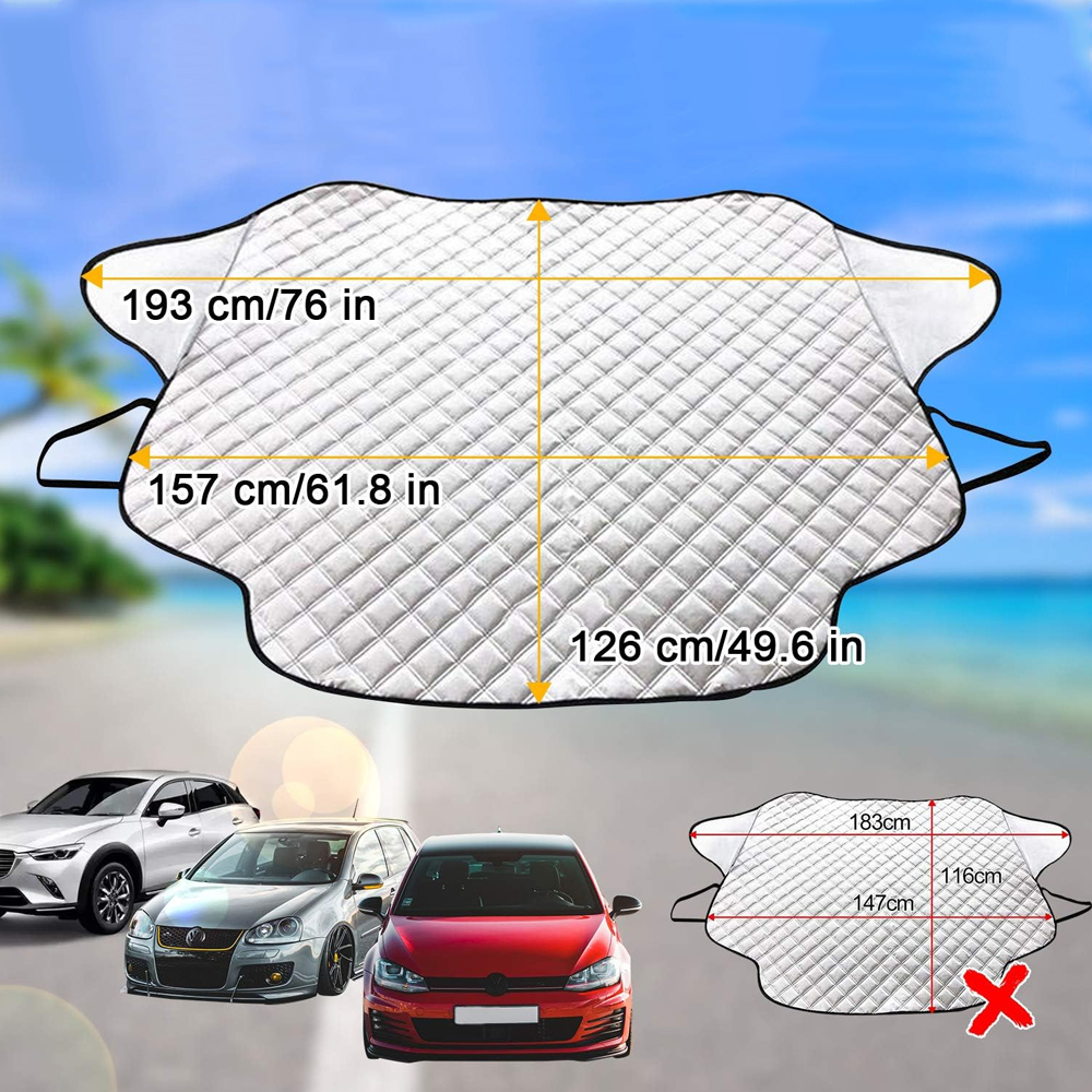 фото №10, Мат захист na передня скло zima lato сонцезахисна antyszronowa