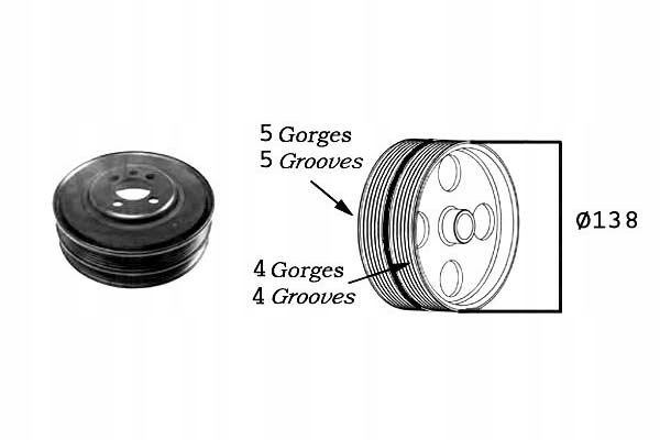 фото №12, Sasic 2156027 шків, wał колінчастий