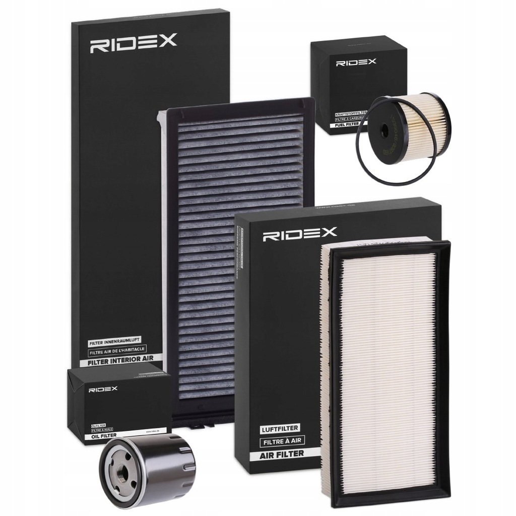 фото №1, Набір фільтрів ridex 4055f25168 do citroën c5 ii rc c5 i dc c5 i break