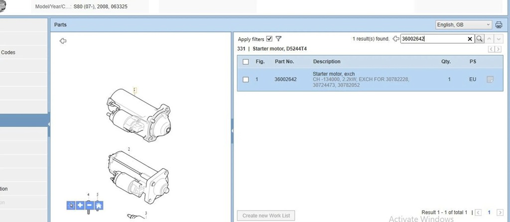 фото №6, Volvo s80 2008 стартери повний