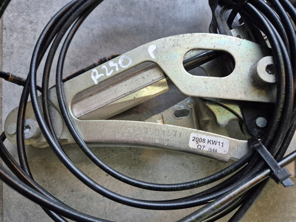 фото №5, Замок привід дах правий лівий mercedes sl r230 lift 2307901471 2307901571