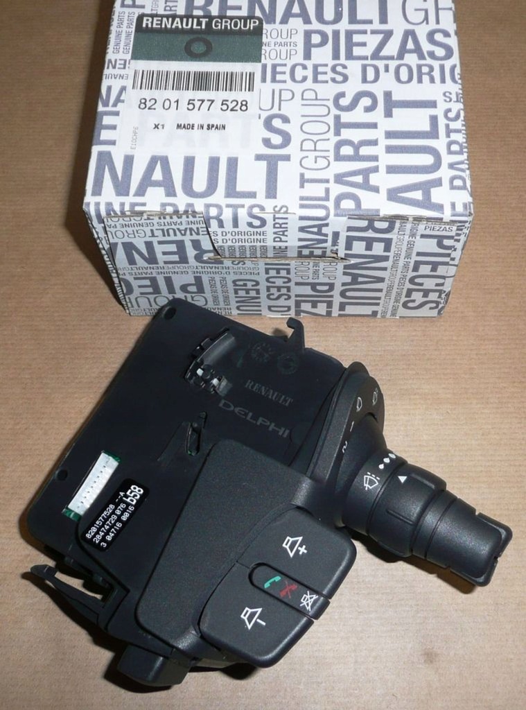 фото №10, Перемикач двірник 8201577528 renault kangoo ii оригінал
