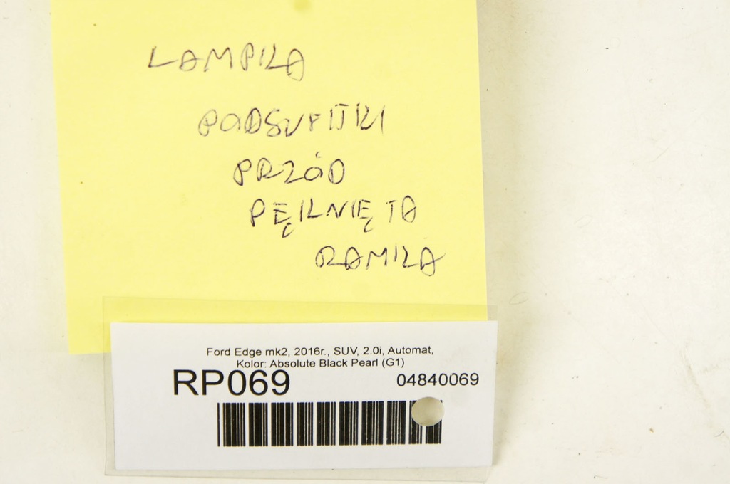 фото №7, Rp069 ford edge mk2 ^ лампа бардачок потолочный перед ft4b-r519a58