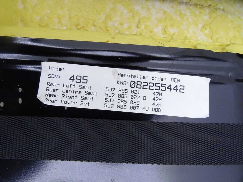 фото №8, Skoda roomster 06-15 заднее сиденье задняя комплектная велюровый 5j7885021 5j7885027