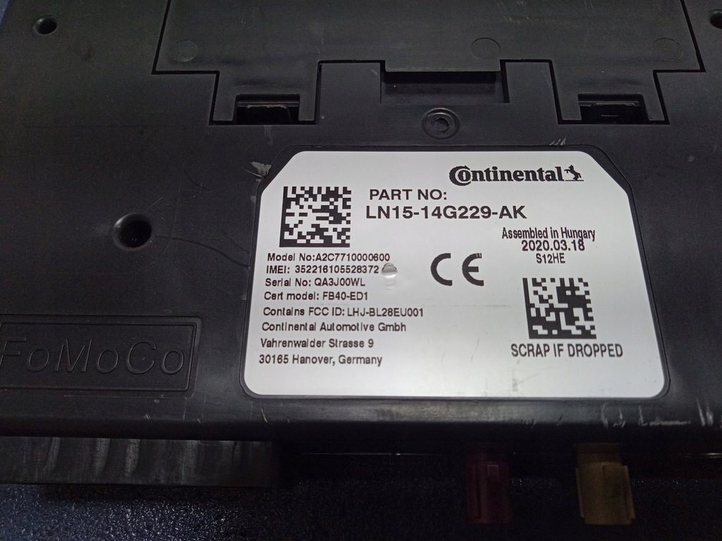 фото №4, Ford ecosport ii модуль блок управления ln15-14g229-ak