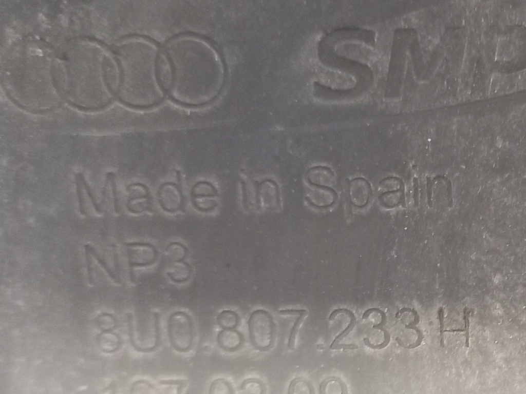 Купить Защита плита под бампер audi q3 8u0 2015-2018 8u0807233h