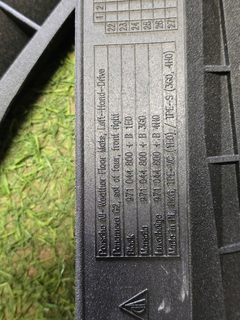 фото №5, Килимки гумові porsche panamera 971