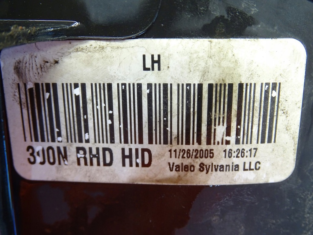 фото №9, Лампа левая перед передняя ксенон chrysler 300c uk