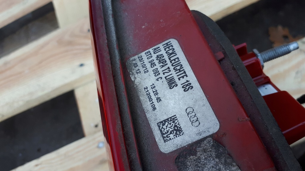 фото №5, A5 8t lift лампа ліва лівий задня w кришка led