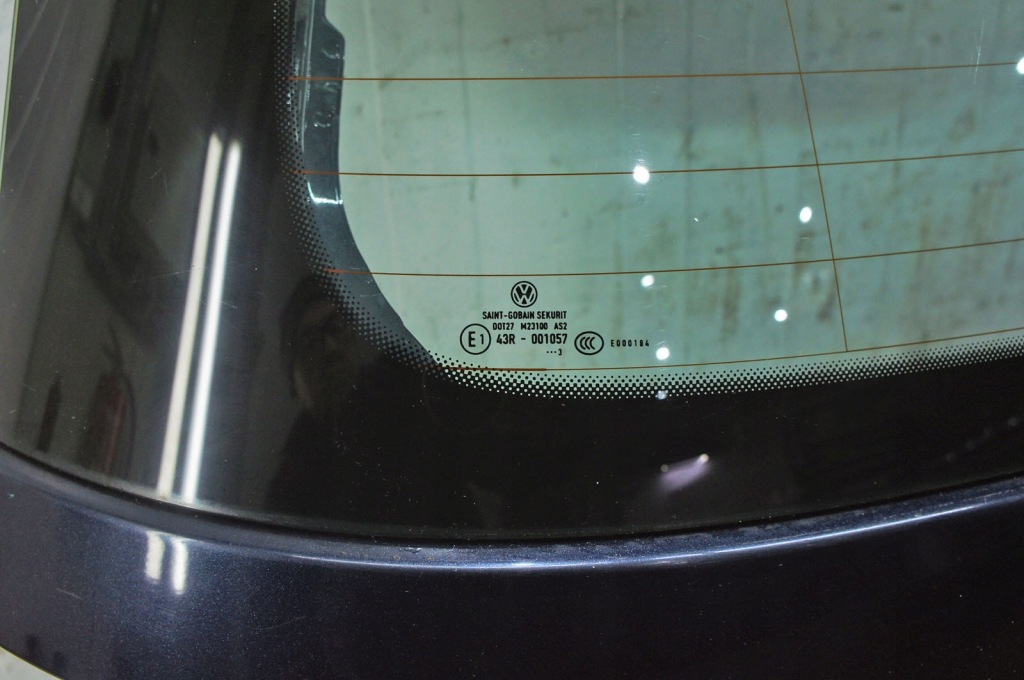 фото №6, Sk141 vw golf vii ^ кришка багажника багажника atlantis blue металік lh5x скло 13r