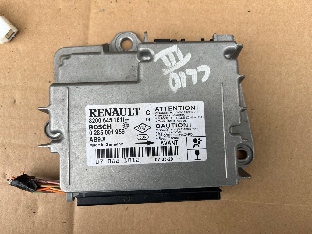 Купить Датчик модуль подушка безопасности renault clio 3 2005-2012 0285001959 8200645161