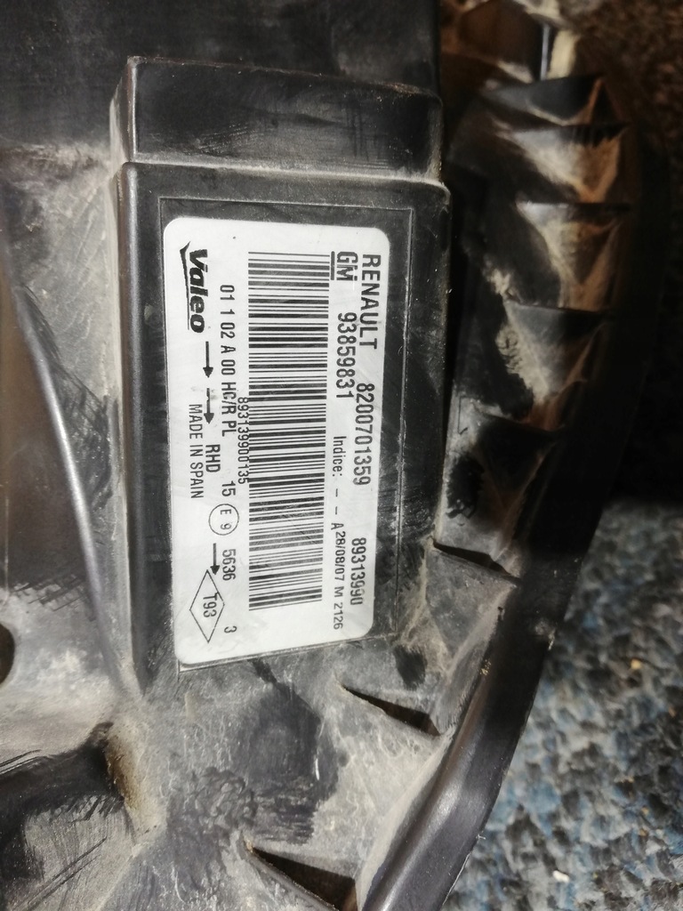 фото №3, Лампа передня ліва renault trafic ii lift 06-