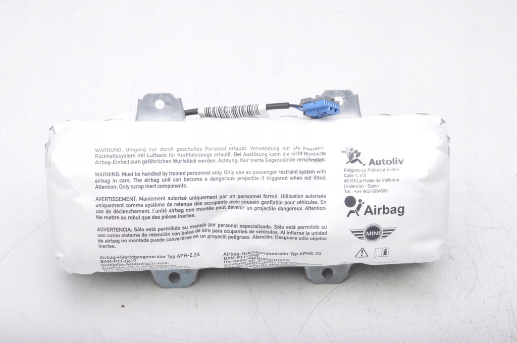 фото №1, Mini r60 подушка подушка безопасности пассажира 9802752