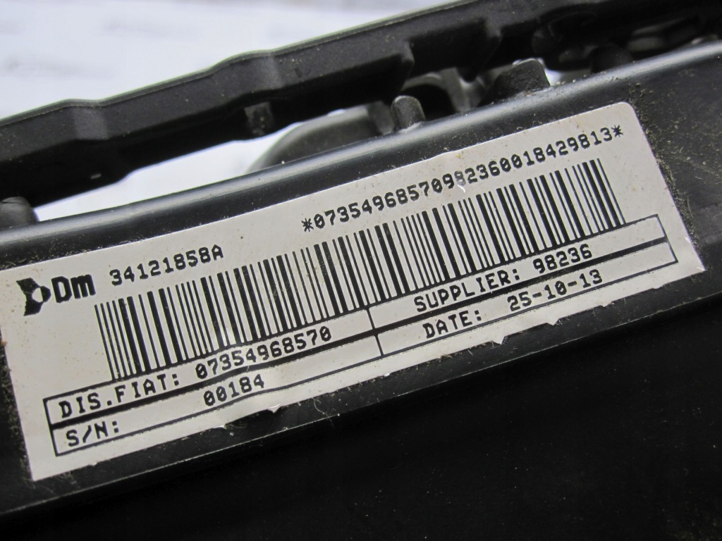 Fiat doblo 2 13r 1.6 подушка безпеки подушка водія 07354968570 в Україні