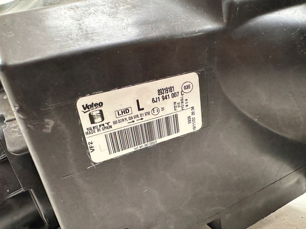 фото №10, Лампа левая перед seat ibiza 6j ксенон 6j1941007c