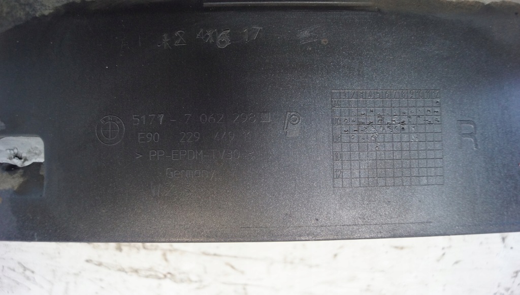 фото №12, Молдинг порог правая bmw e90 e91 7062298