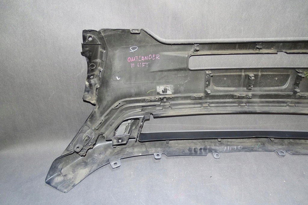 фото №14, Mitsubishi outlander iii lift спойлер накладка перед