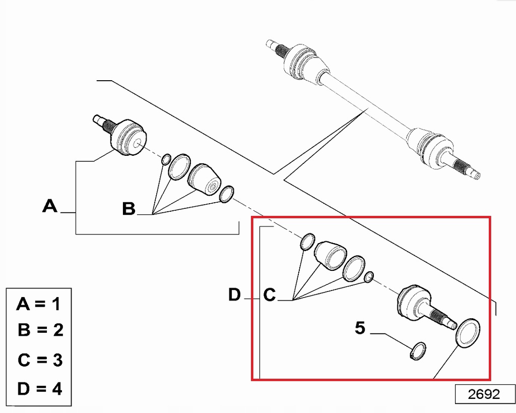 фото №1, Шарнир задний внутренний alfa romeo giulia