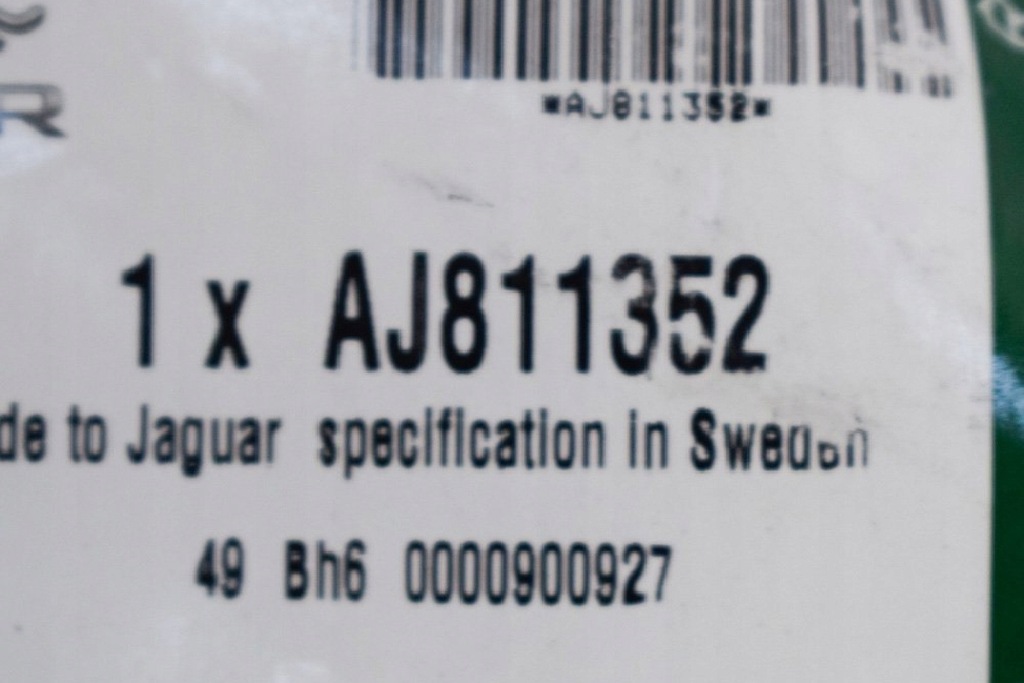 фото №6, Jaguar f-pace 3.0i 280kw шланг poboru оливи aj811352 оригінальний