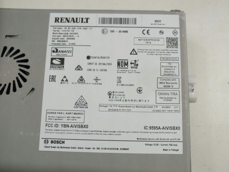 фото №3, Clio v модуль радио oryg