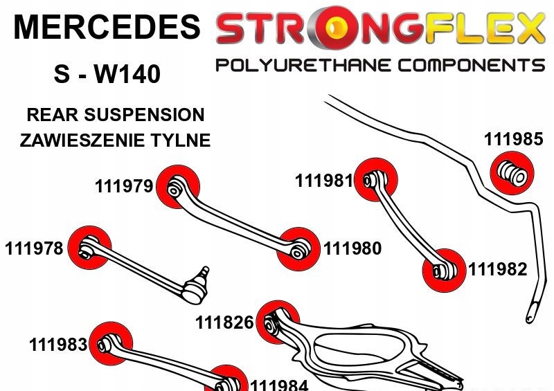 фото №2, 111982b - втулка рычага заднего - наружная strongflex