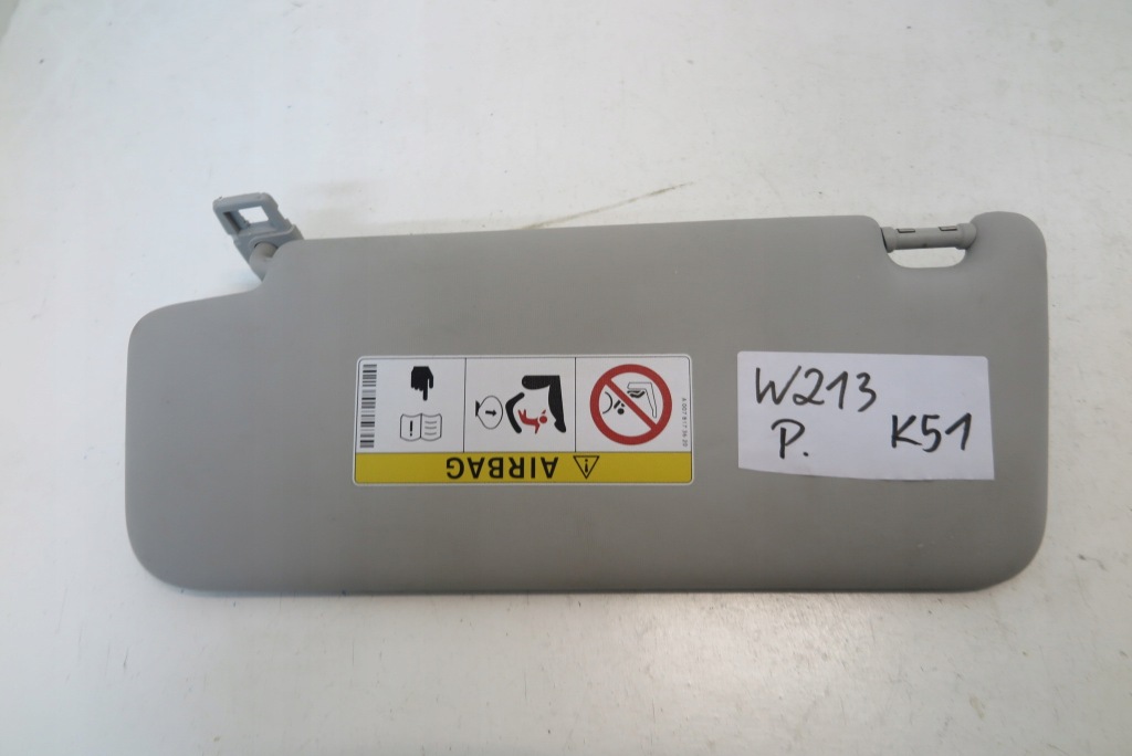 фото №1, Защита солнцезащитная козырёк правый mercedes w213