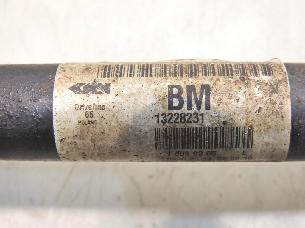 Opel оригинальный номер 13228231 приводной вал Недорого