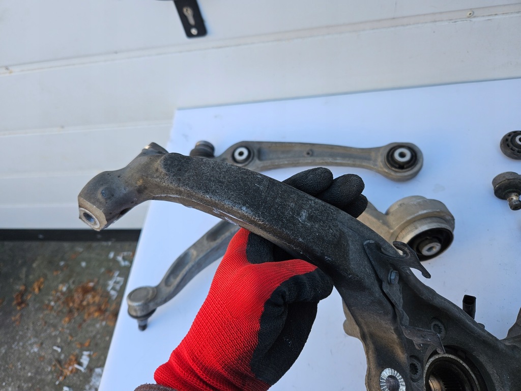 фото №11, Поворотный кулак левая передняя левая перед audi a6 c7 4g a7 a4 b8 lift рычаги kpl