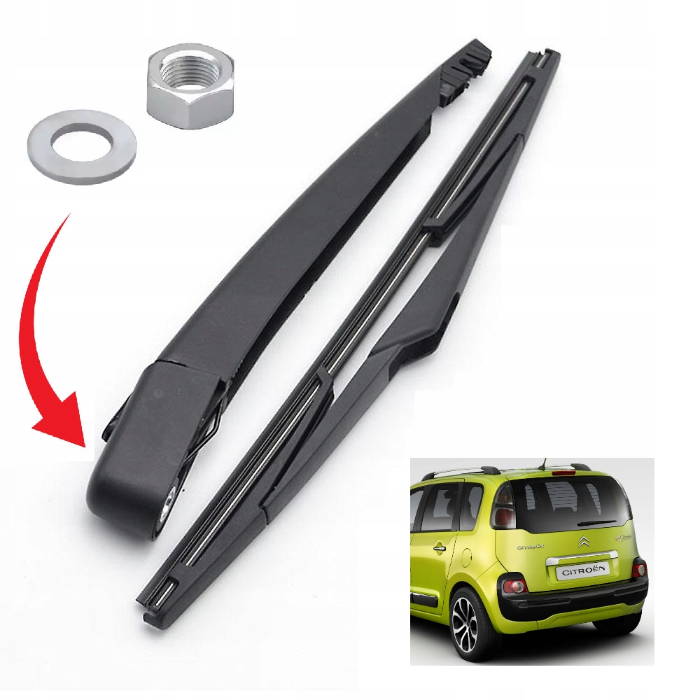 фото №1, Рычаг + дворник задняя citroen c3 picasso od 2009