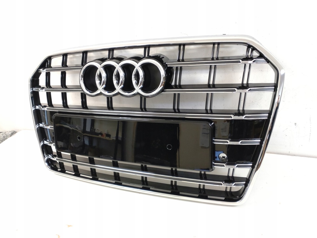 фото №7, Решётка радиатора решётка радиатора радиатора audi a6 c7 lift 2014-18 pdc хром s6 look s-line